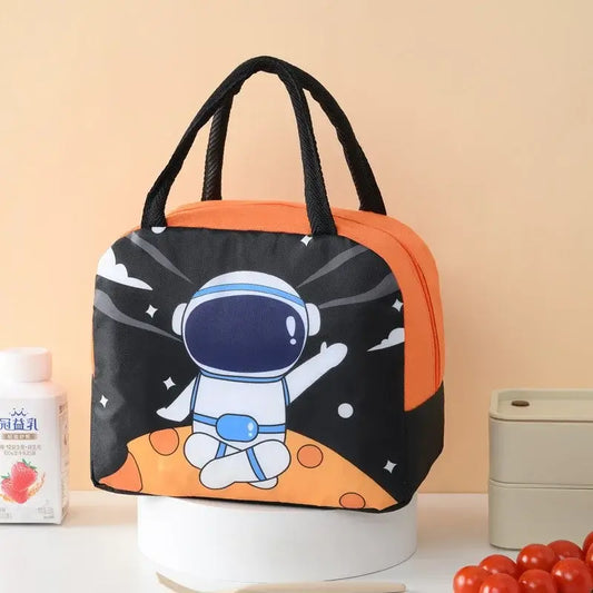 Geanta termoizolanta copii astronaut pentru scoala si gradinita, 23 x 13 x 19 cm