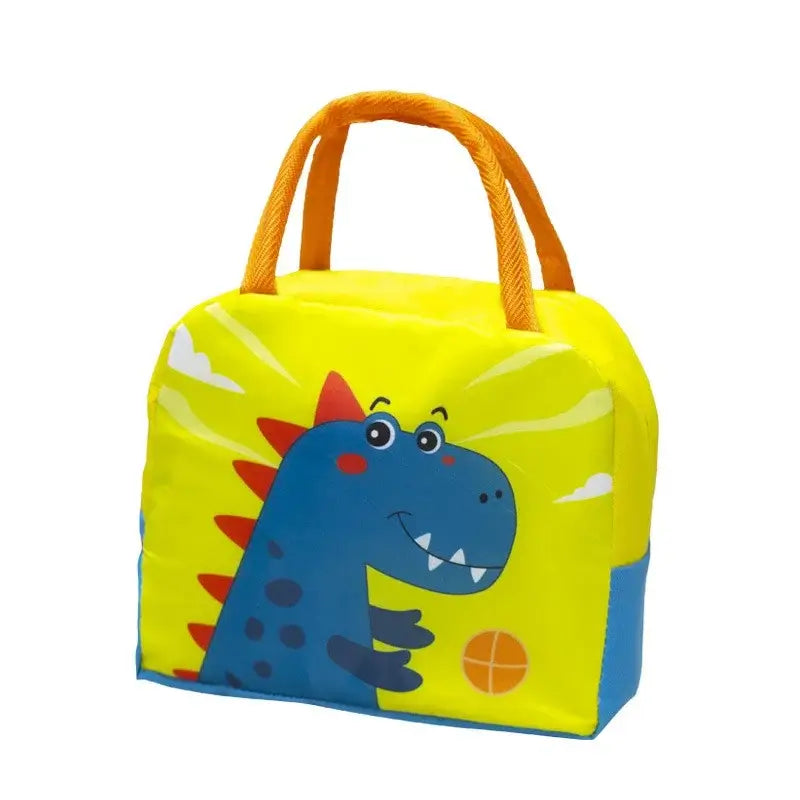 Geanta termoizolanta copii cu model dinozaur pentru scoala si gradinita, 23 x 13 x 19 cm