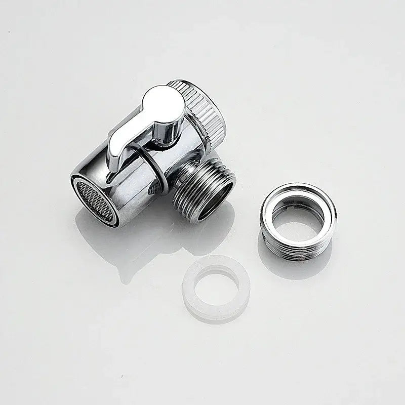 Set extensie de duş 4 piese – filtru ioni negativi + furtun flexibil 1,5 m, argintiu