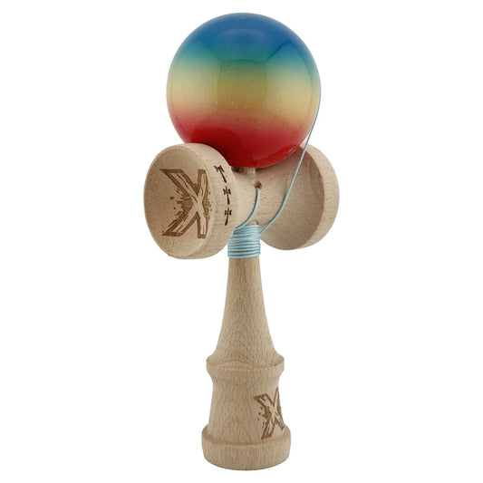 Kendama X, Profesionala, Super Sticky Cupe Mari, Rosu/Galben/Albastru