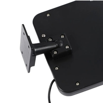 Lampa solara de exterior, cu senzor de miscare, 108 COB LED, 2400 lm, IP65, neagra