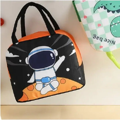 Geanta termoizolanta copii astronaut pentru scoala si gradinita, 23 x 13 x 19 cm