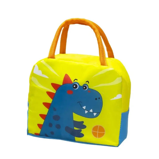 Geanta termoizolanta copii cu model dinozaur pentru scoala si gradinita, 23 x 13 x 19 cm