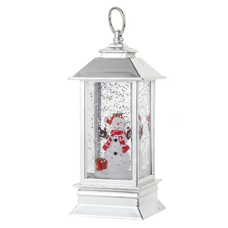 Felinar decorativ de Crăciun cu lumină LED – 5.3×5.3×13 cm