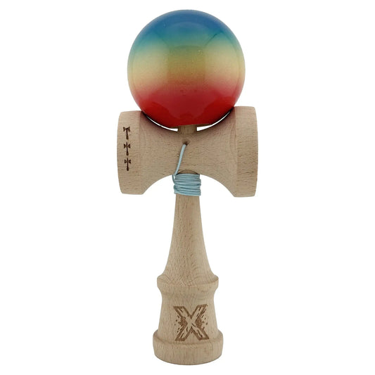 Kendama X, Profesionala, Super Sticky Cupe Mari, Rosu/Galben/Albastru