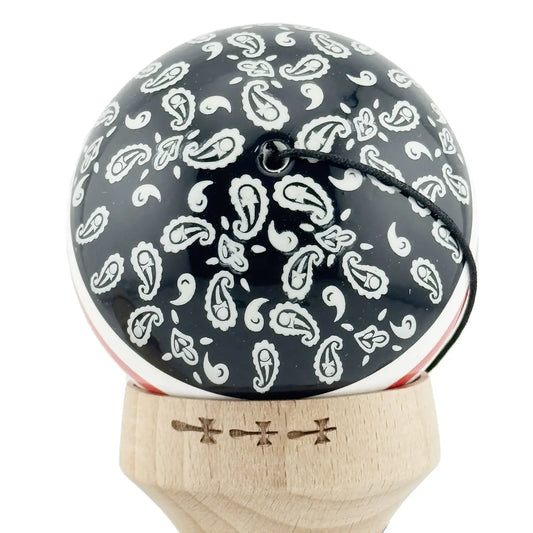 Kendama X Super Sticky Cupe Mari, Negru/Alb