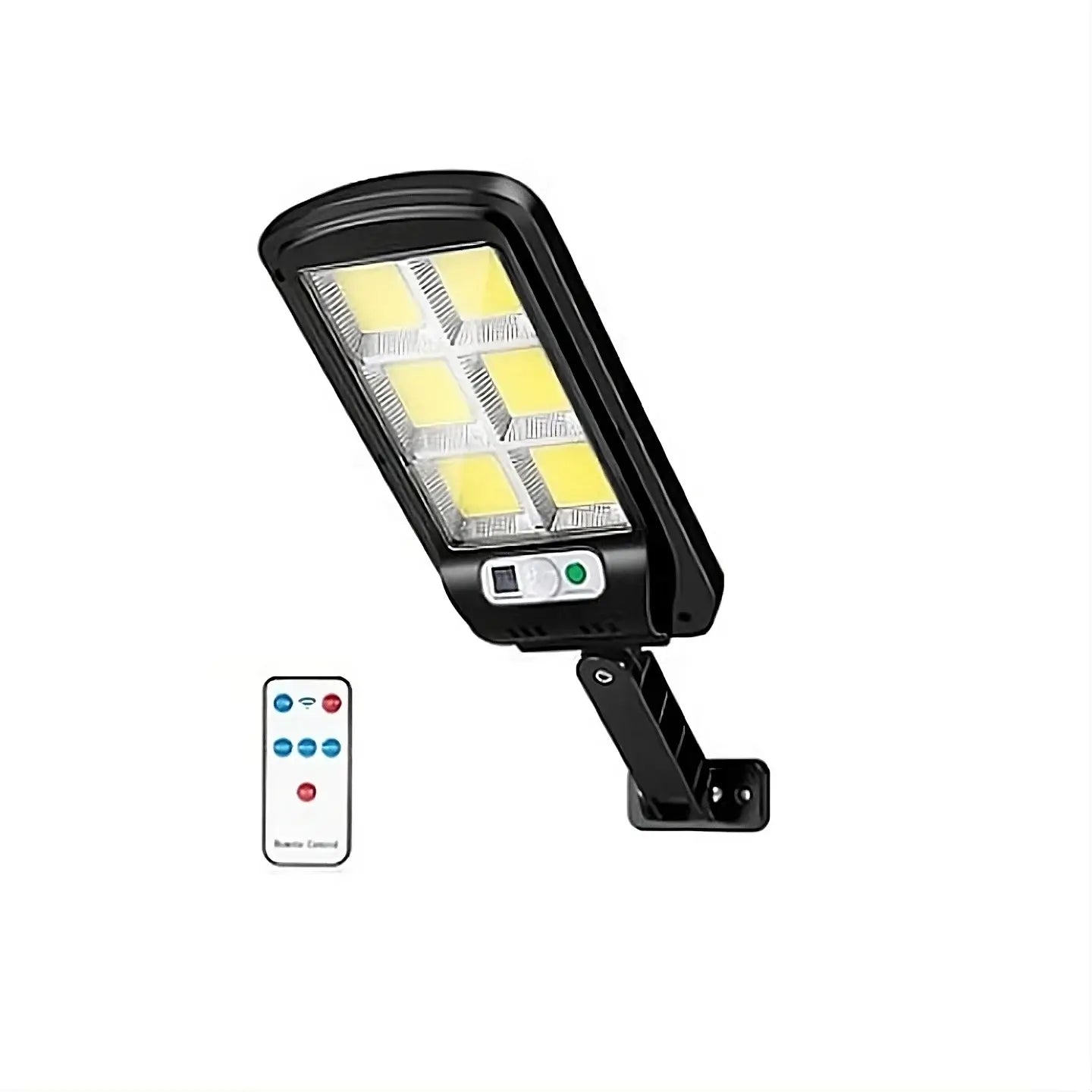 Lampă solară LED 37 cm cu senzor de mișcare și telecomandă