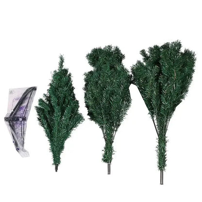 Brad artificial Craciun 120 cm 240 ramuri plastic suport clasic verde