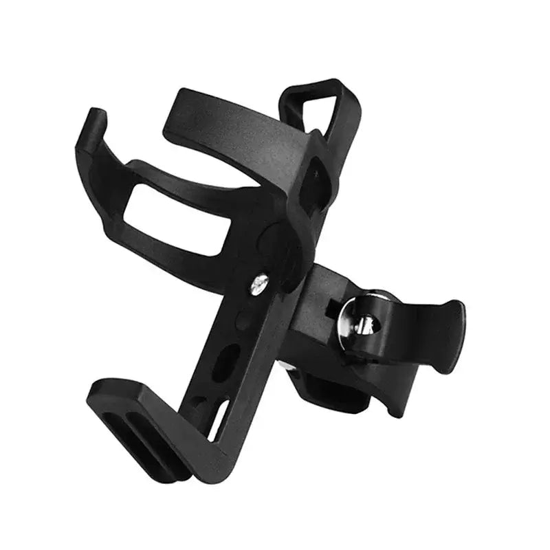 Suport sticlă apă bicicletă / trotinetă – plastic, compatibil 500-1000 ml, prindere pe cadru (15×5 cm, diametru max 8,5 cm)