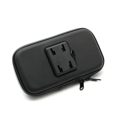 Suport husă telefon bicicletă / motocicletă – rezistent la apă și șocuri, touchscreen, rotativ 360°, pentru telefoane 4,8-5,4 inch, negru