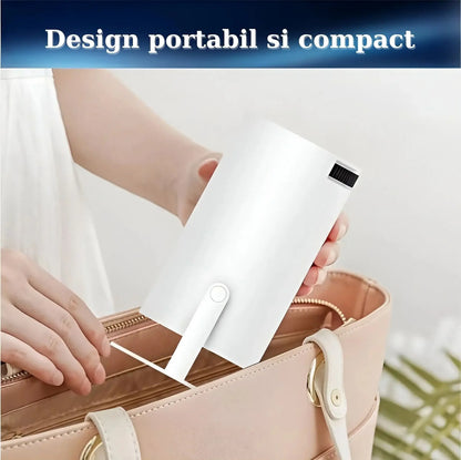 Videoproiector portabil 14×9 cm, multimedia, Wi-Fi, USB, difuzor integrat